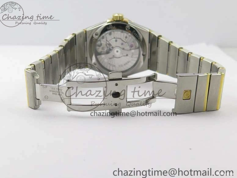 0312 Stylish Constellation 38mm SS RG VSF 1:1 Best Edition WhiteTextured Dial on SS RG Bracelet A8500 Super Clone 7921